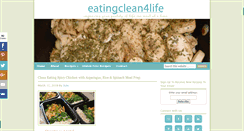 Desktop Screenshot of eatingclean4life.com
